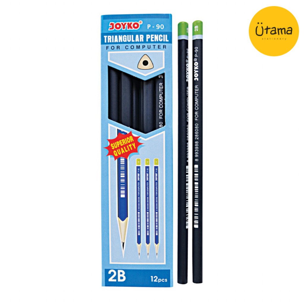 

Pensil Joyko P-90 2B Satuan/Pencil Ecer/Eceran (GROSIR 12PC @675) (untuk komputer)