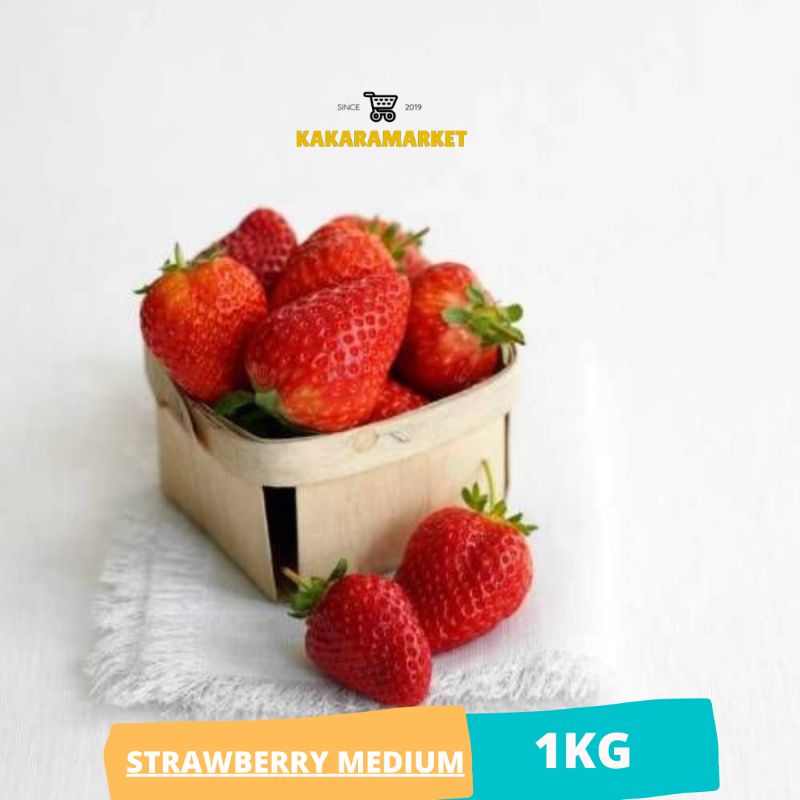 

strawberry ciwidey fresh ukuran medium 1kg