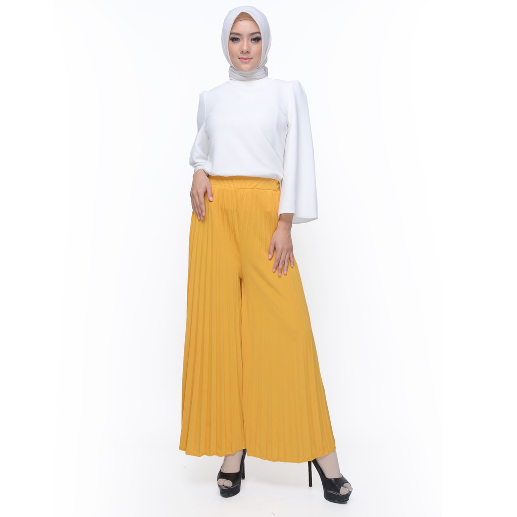 Celana Kulot Frisket kaki Lebar Wanita Model Terbaru - XSHOP Friska