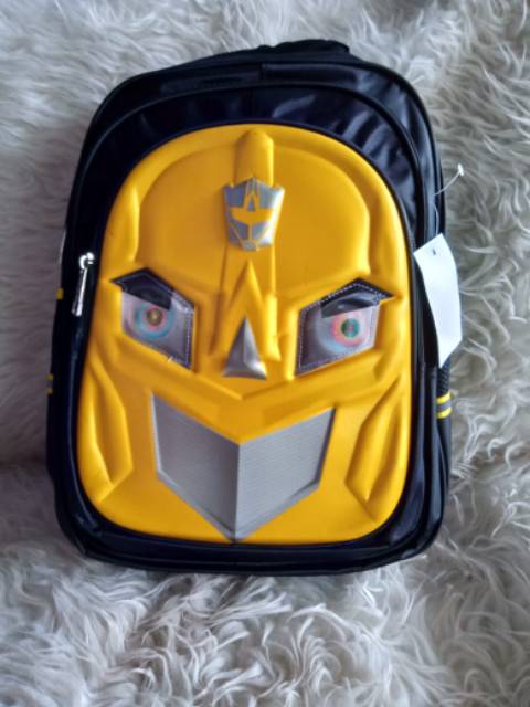 RANSEL ANAK SD/TK LAMPU MOTIF TANSFORMER