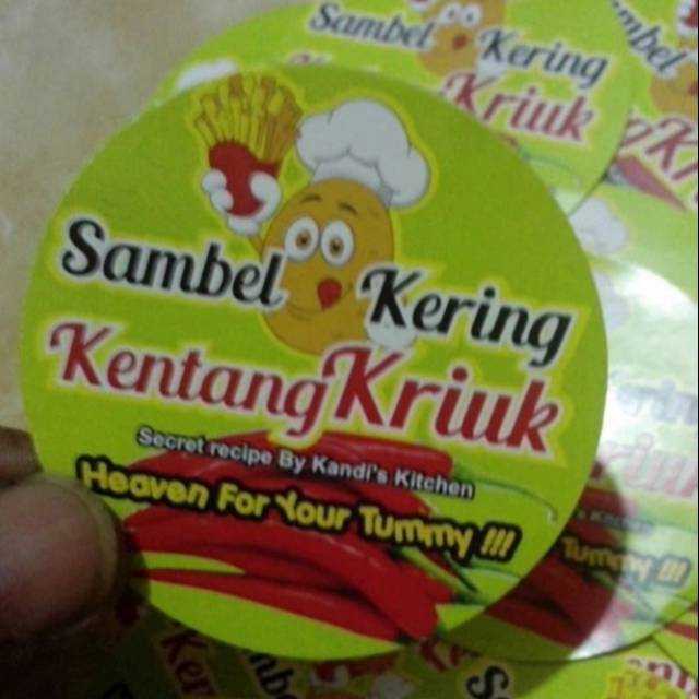 

Cetak Stiker Label Kemasan Makanan