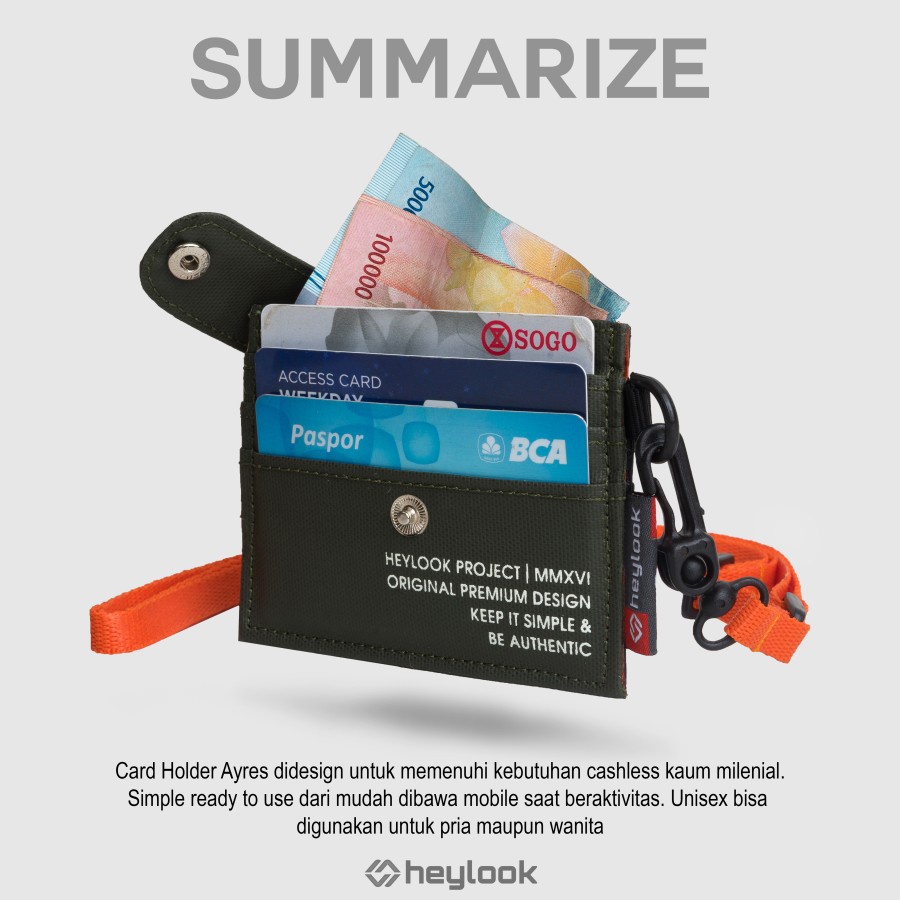 Dompet Gantung Kalung Leher Dompet gantung leher Hanging Wallet Dompet Kartu Waterproof Murah