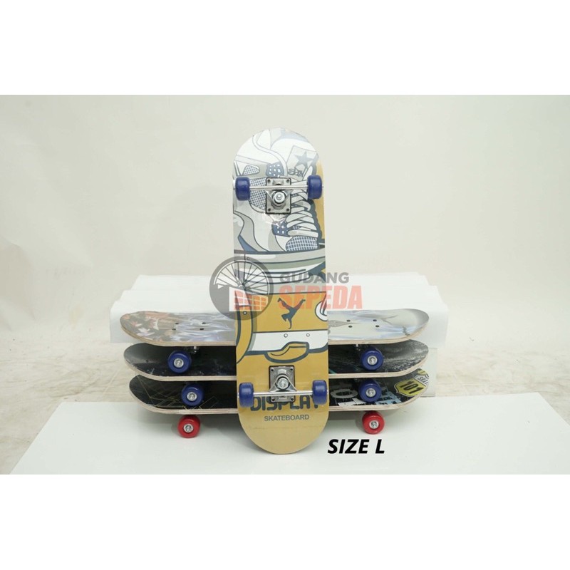 Skateboard 3 size ukuran dewasa dan anak S M L banyak motif bisa grab COD original kuat skater board-1