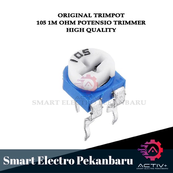 ORIGINAL TRIMPOT 105 1M OHM POTENSIO METER Trimmer Variable Resistor VR 105 TRIMPOT VR 105 1 M VR 10