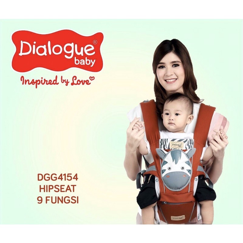 DIALOGUE BABY DGG1026 9in1 HIPSEAT CARRIER - RED