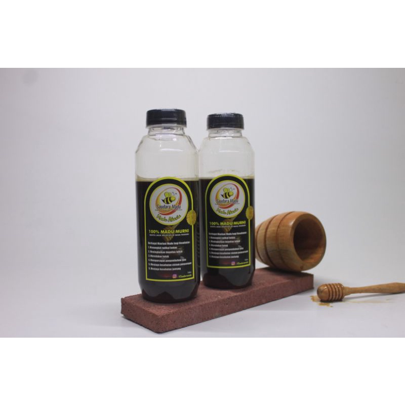 

Madu Asli 100% Murni Lebah apis mellifera Nektar Pohon Akasia (Saudaramadu) 500gr