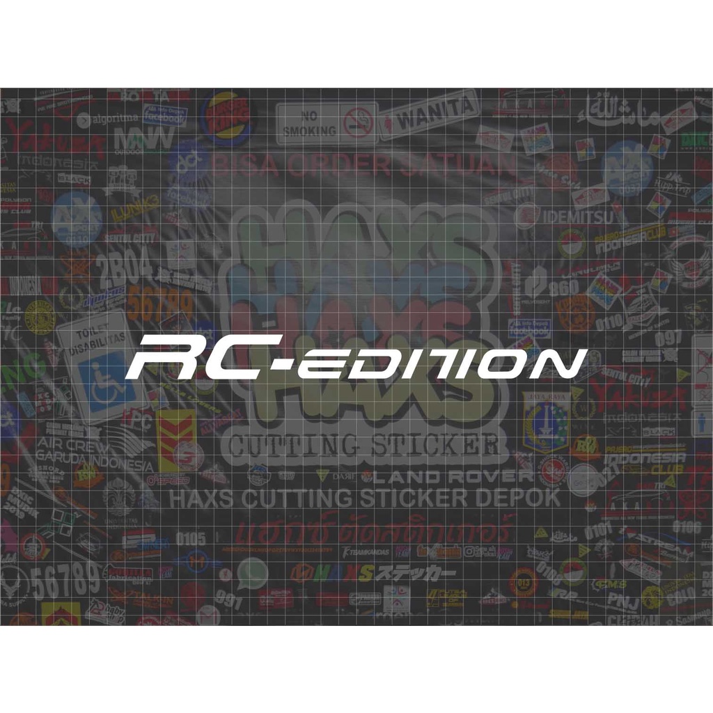 Cutting Sticker RC Edition Vietnam Untuk Bottom Shock Depan