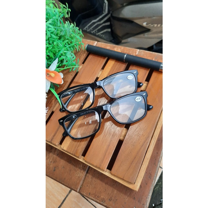 KACAMATA BACA PLUS PEER (+) TYPE EB018T.IH FRAME LENTUR HITAM/ KACAMATA BACA UKURAN +1.00 S/D +4.00/ KACAMATA BACA RABUN DEKAT/ KACAMATA TERMURAH