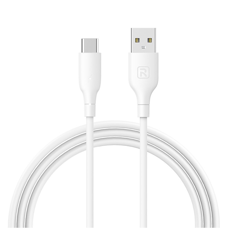 Charger USB Kabel Iphone/Micro/Type-C 2.4A Fast Charging RTC-N08 Putih 100CM RECCI