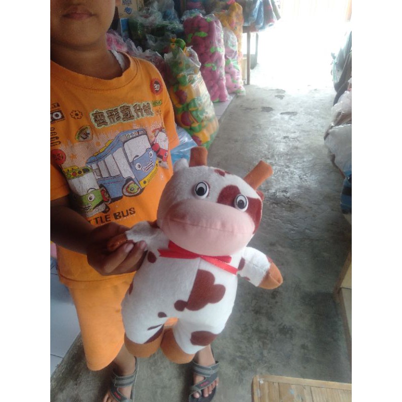 Boneka Sapi Berdiri Ukuran 25cm