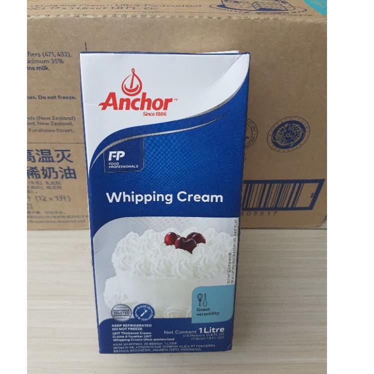 

TERMURAH whipping cream anchor 1 liter. exp juni 2021