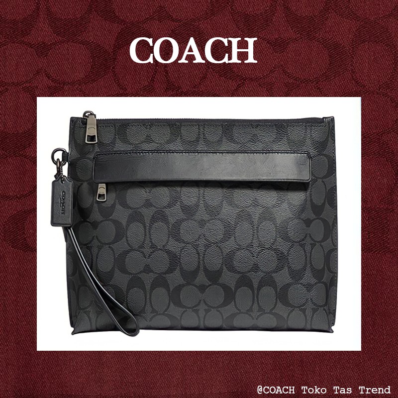 COACH Original Kopling Pria Tas Tangan Kapasitas Besar 29508 | Shopee