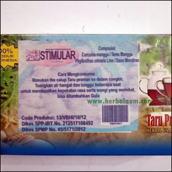 

Teh Celup Herbal Stimular