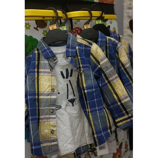 Kemeja Anak Set Kaos Mothercare boy