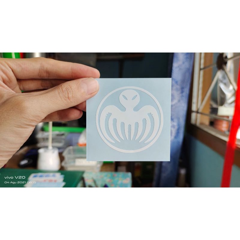 STIKER 007 SPECTRE | CUTTING BAHAN ORACAL CUSTOM LOGO