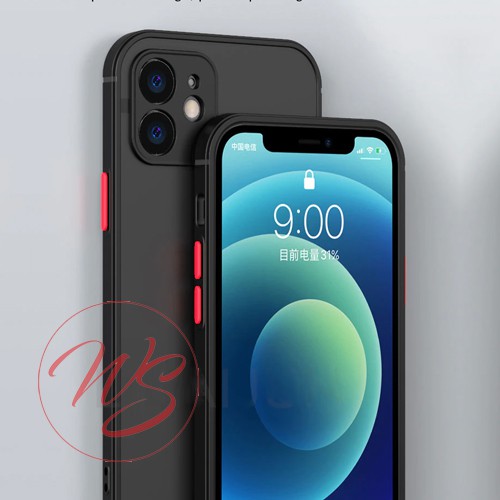 CASE SOFTCASE SILIKON DOFF CAMERA PROTECTOR PC IPHONE X XR XS 11 12 13 14 MINI PRO MAX WS256