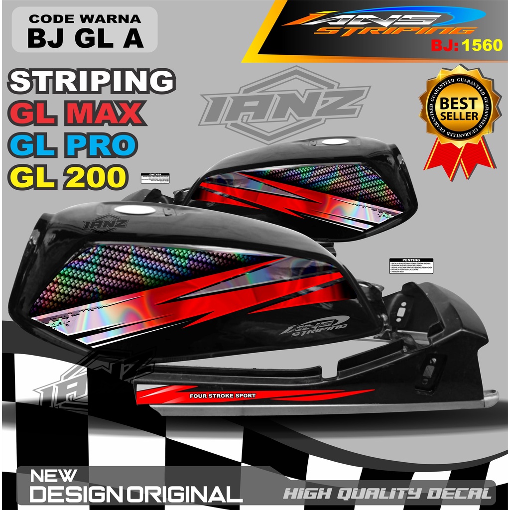 VARIASI STRIPING GL MAX TERBARU / STRIPING GL PRO MAX VARIASI HOLOGRAM / STRIPING GL