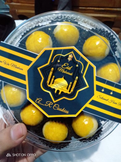 Promo Stiker Toples Lebaran Model Jam / Stiker Toples Nastar Lebaran ( Sebelum Harga Naik )