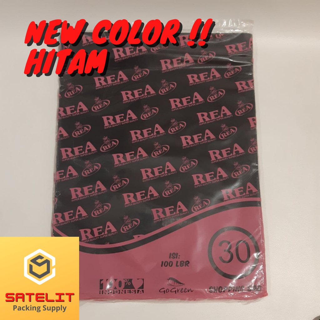 KANTONG PLASTIK HD TANPA PLONG PLASTIK PACKING OLSHOP 30X40 CM ISI 100