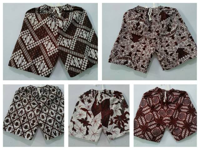 Celana Batik pendek ukuran all size pria dan wanita Harga murah