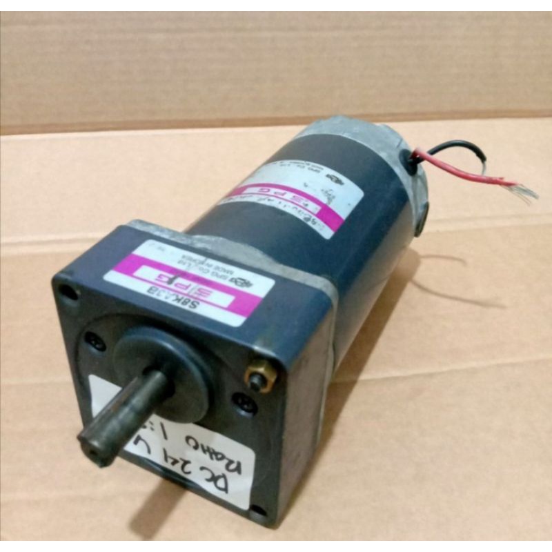 Dinamo dc motor gearbox 24V 500rpm