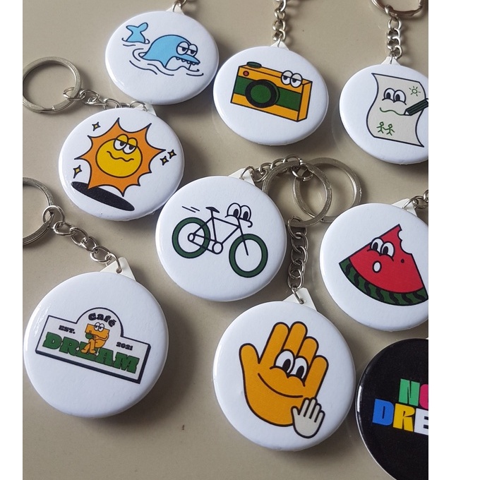 Gantungan kunci NCT DREAM CAFE 7 DREAM LOGO KEYCHAIN KPOP