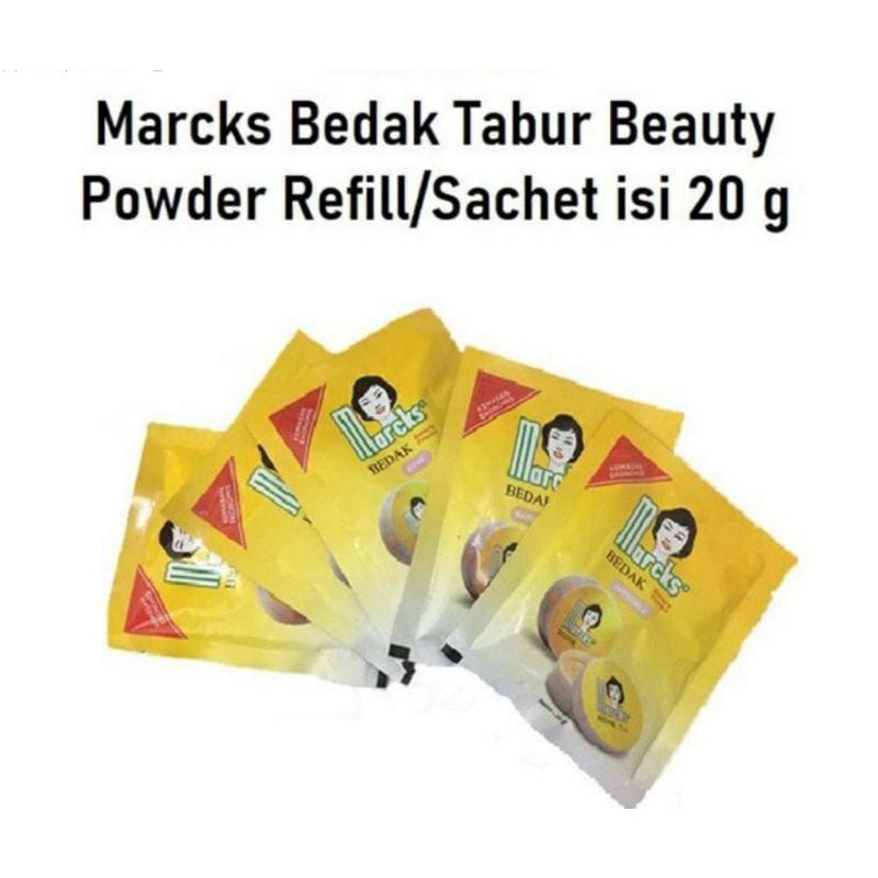 Marcks Bedak Tabur Refill (sachet) 20gr