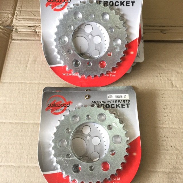 Gear belakang ninja 150 r ninja 2t rr 428 wilwood 33 34 35T