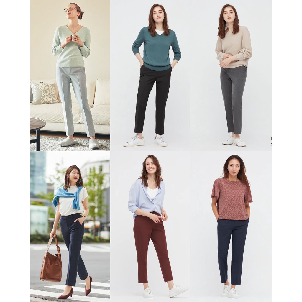 Uniqlo Smart Ankle 2 Ways Stretch Pants