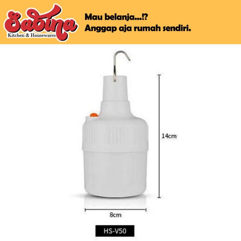 Lampu Bohlam Gantung Darurat LED Lamp Hanging Night Light Oobest - V50