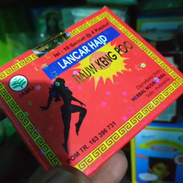 

Lancar Haid Jamu TIAUW KENG POO / Herbal /terlambat bulan