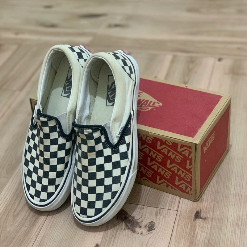 VANS SLIP ON CHECKERBOARD