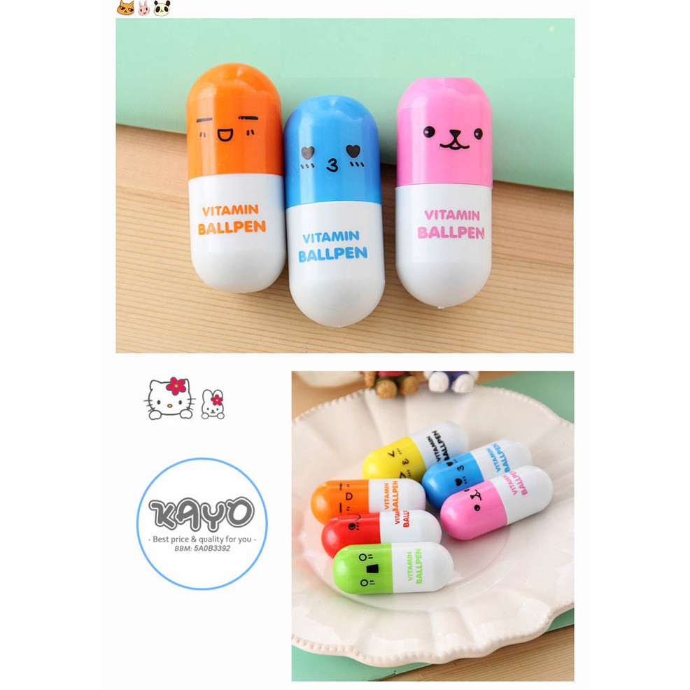 

nn pulpen bentuk kapsul pulpen unik pulpen bentuk senapan pulpen obat