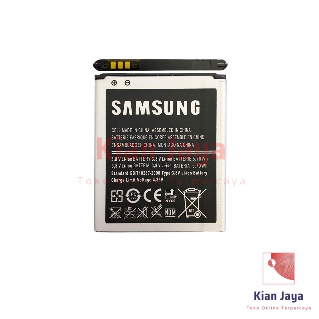 Baterai Samsung Galaxy S3 Mini i8190 Ace 2 i8160 J1 Mini Prime J106 Batre Batrai Battery Hp EB425161LU Ori