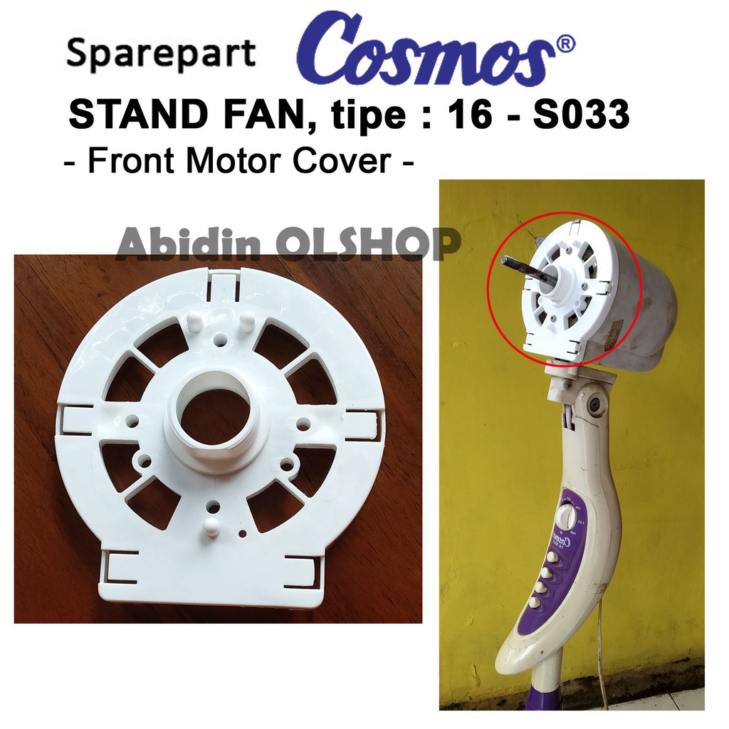 Spare Part Kipas Angin COSMOS Tipe 16-S033 - Front Motor Cover