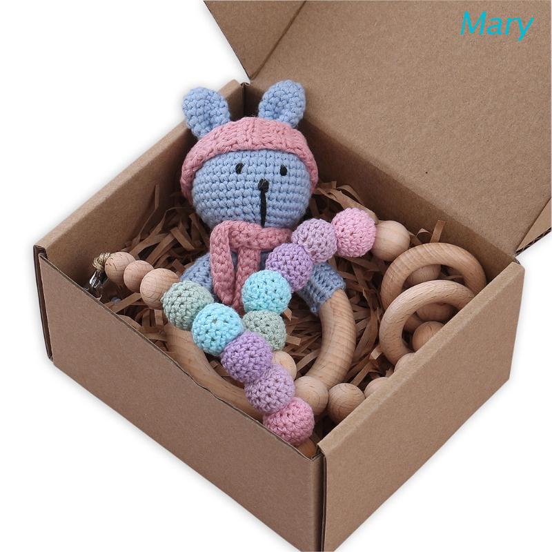 Mary Mainan Gelang Teether Bayi Bahan Kayu