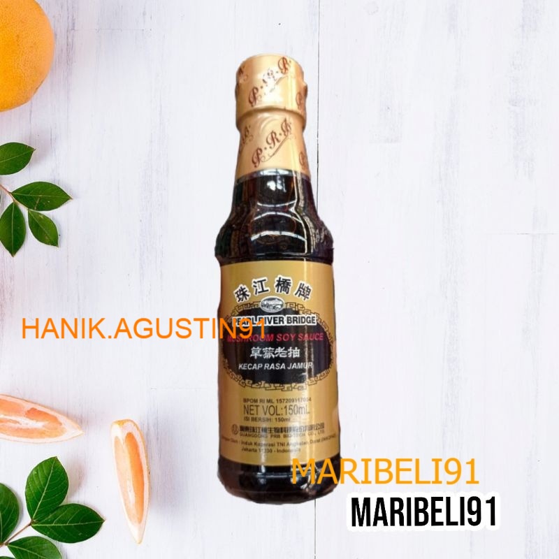 

MURAH Mushroom Soy Kecap Jamur DARK Pearl River Bridge / Kecap Asin Rasa Jamur 150ml Mb91