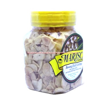 Marisca Bawang Putih Goreng 100gr Fried White Garlic Toples Botol Tanpa Bahan Pengawet Mariska Marissca Garlics