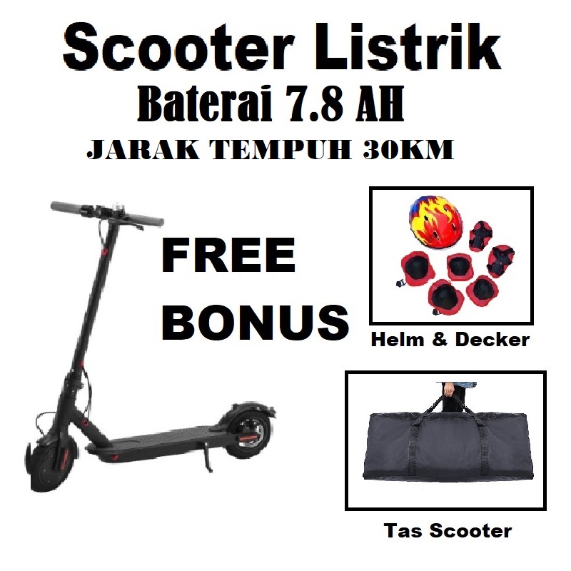 Skuter Elektrik Lipat - Setara M365pro  (Electric Scooter) Xiaomi paragraf yang sama