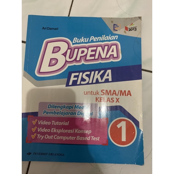 Buku bupena fisika kelas 10/X