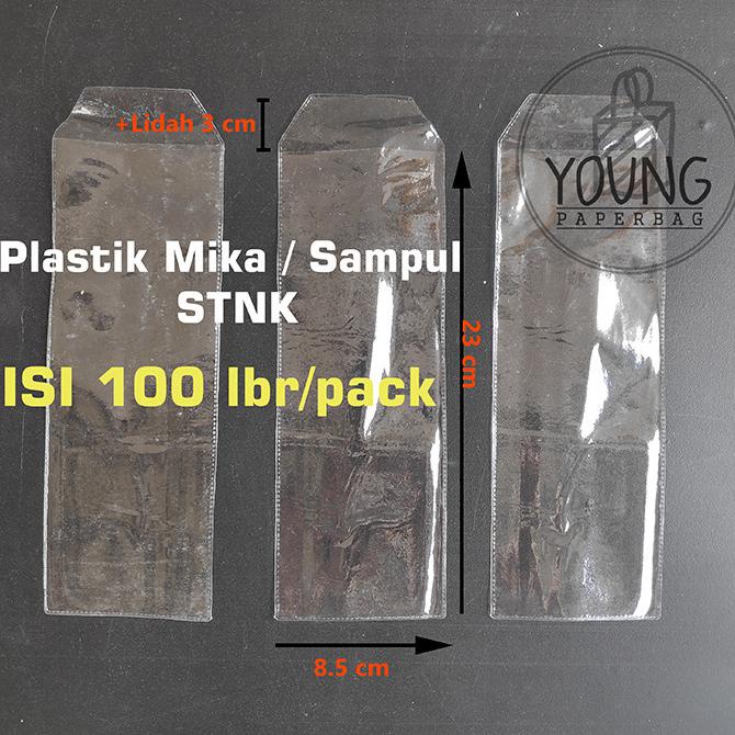 

Cuci Gudang Awal Tahun Plastik Mika / Sampul Mika Cover STNK uk. 8,5 x 23 ISI 100 pcs Cuci Gudang Awal Tahun