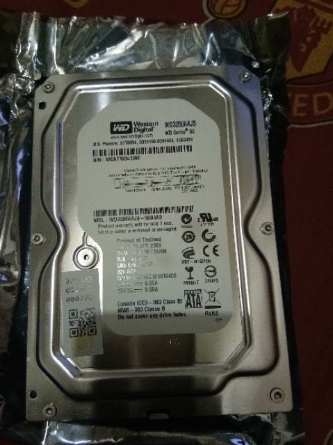 Harddisk 3.5&quot; WDC 320 GB Sata Internal utk PC0