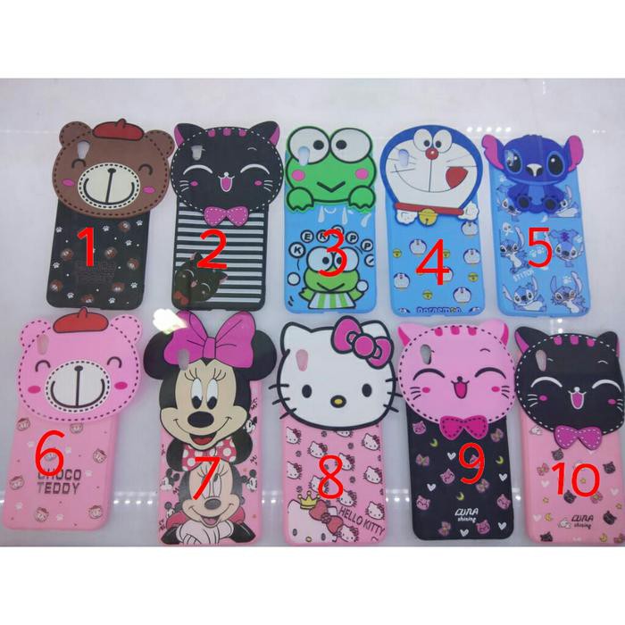 CASE 3D KARAKTER LUCU XIAOMI MIA1 MI A1 SOFTCASE CUTE