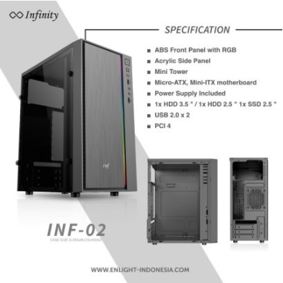 CASING INFINITY INF 02 / INFINITY 05 PSU 250W