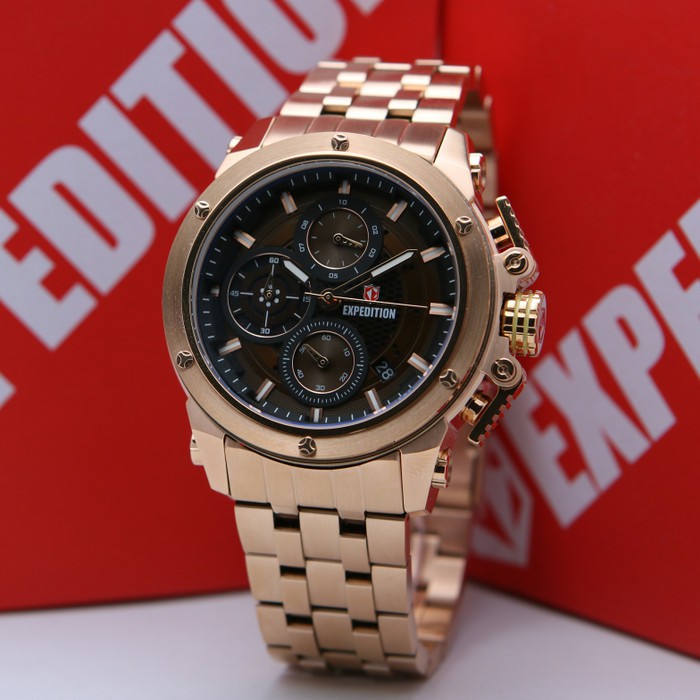 JAM TANGAN PRIA EXPEDITION E 6748 RANTAI ORIGINAL GARANSI RESMI 1 TAHUN