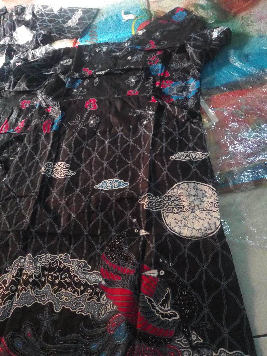 Batik Couple Keluarga - Bisa Cod - Couple Batik Indonesia Sarimbit Gamis Familly  - Batik Putra Hadi