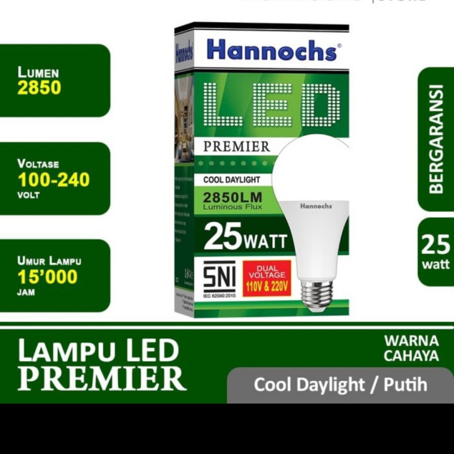 LAMPU LED HANNOCHS PREMIER 25WATT led hannochs premier 25w jumbo
