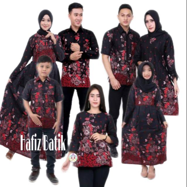 Maura Couple - Sania Ruffle Batik Couple Ori Ndoro Jowi Garansi Termurah