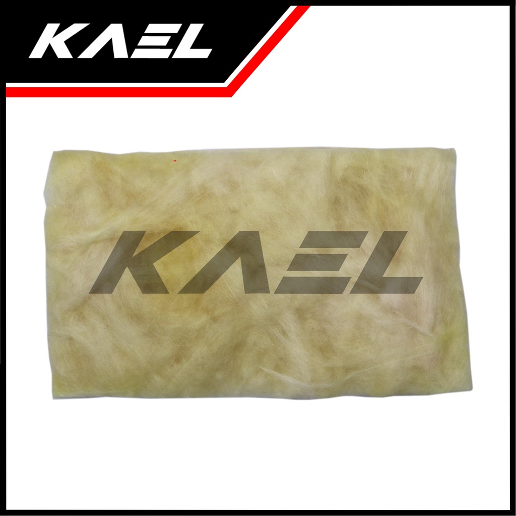 Glasswool Knalpot Racing Tahan Panas Motor Kuning Standar-Gaspul-Gaspol-Gaswool-Gasbul-Gasbol-Glaswol-Glasswoll Peredam Kenalpot Bebek-Matic-Sport Beat-FI-Pop-Street-eSP-F1/Vario 150-125-110 Techno-New/Mio Soul-M3-Z-S/X-Ride/Scoopy