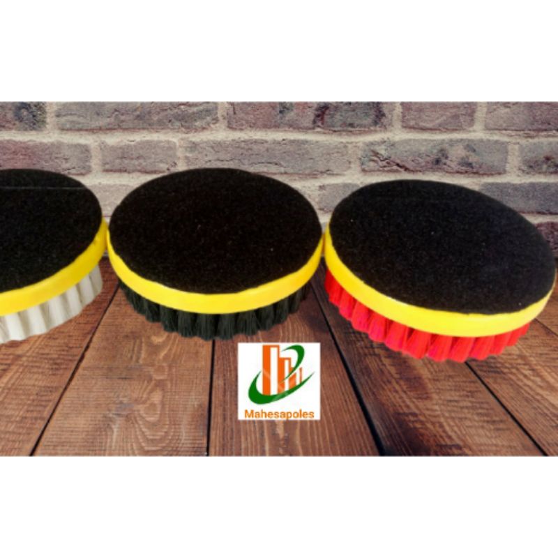 Sikat handpolisher 5 inch Sikat Mesin Polisher tangan Brush polisher velcro sikat sofa springbed